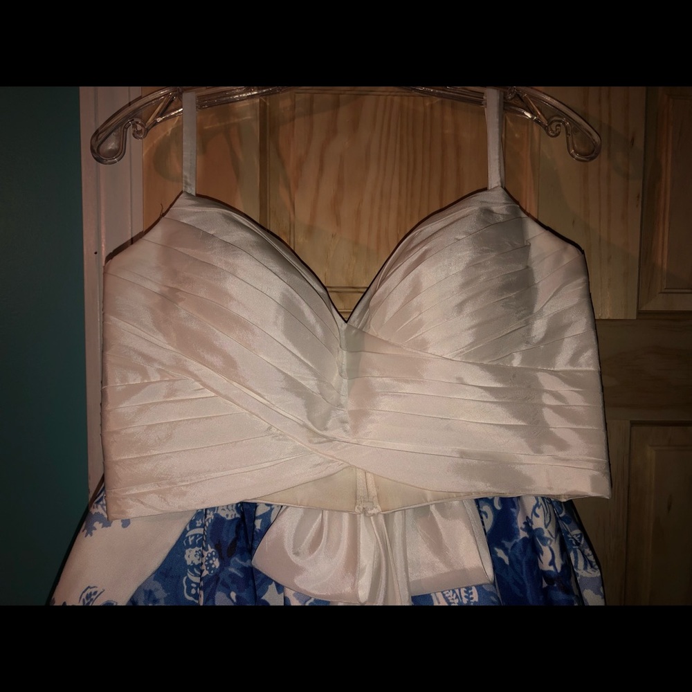SherriHill Two Piece Prom Dress - Picture 4 of 8